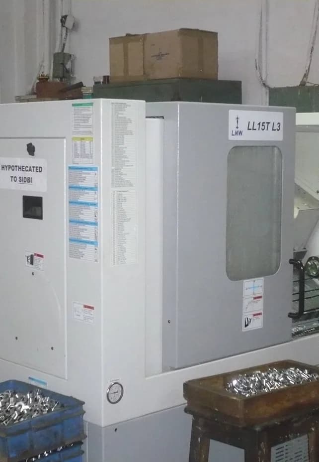 CNC turning center on the Industrial Spares Manufacturing Co. shop floor