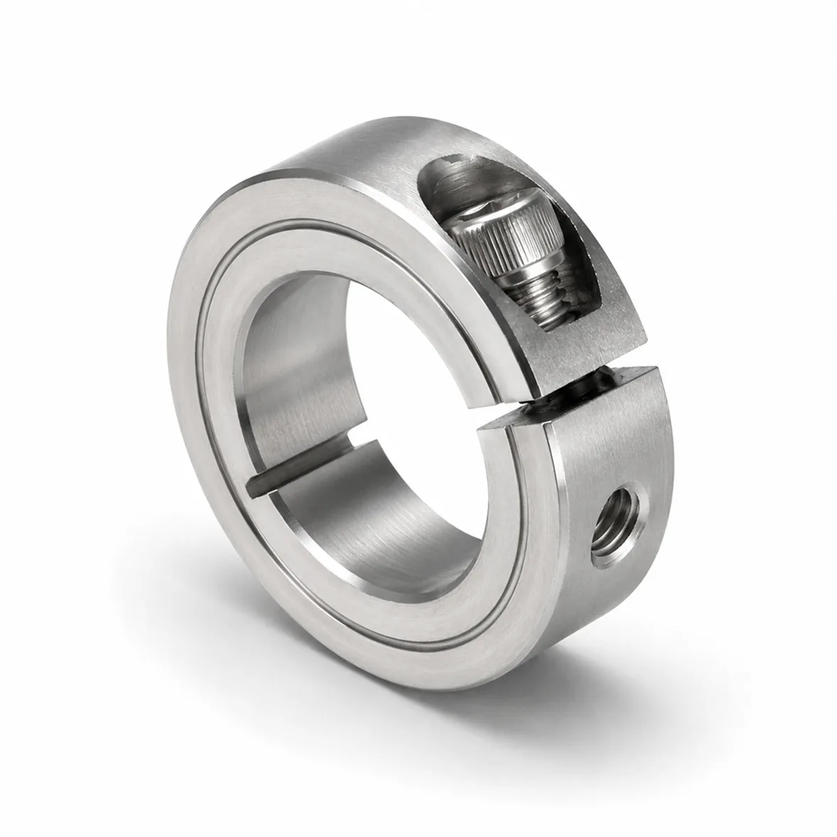 Single Split Shaft Collar Stainless Steel